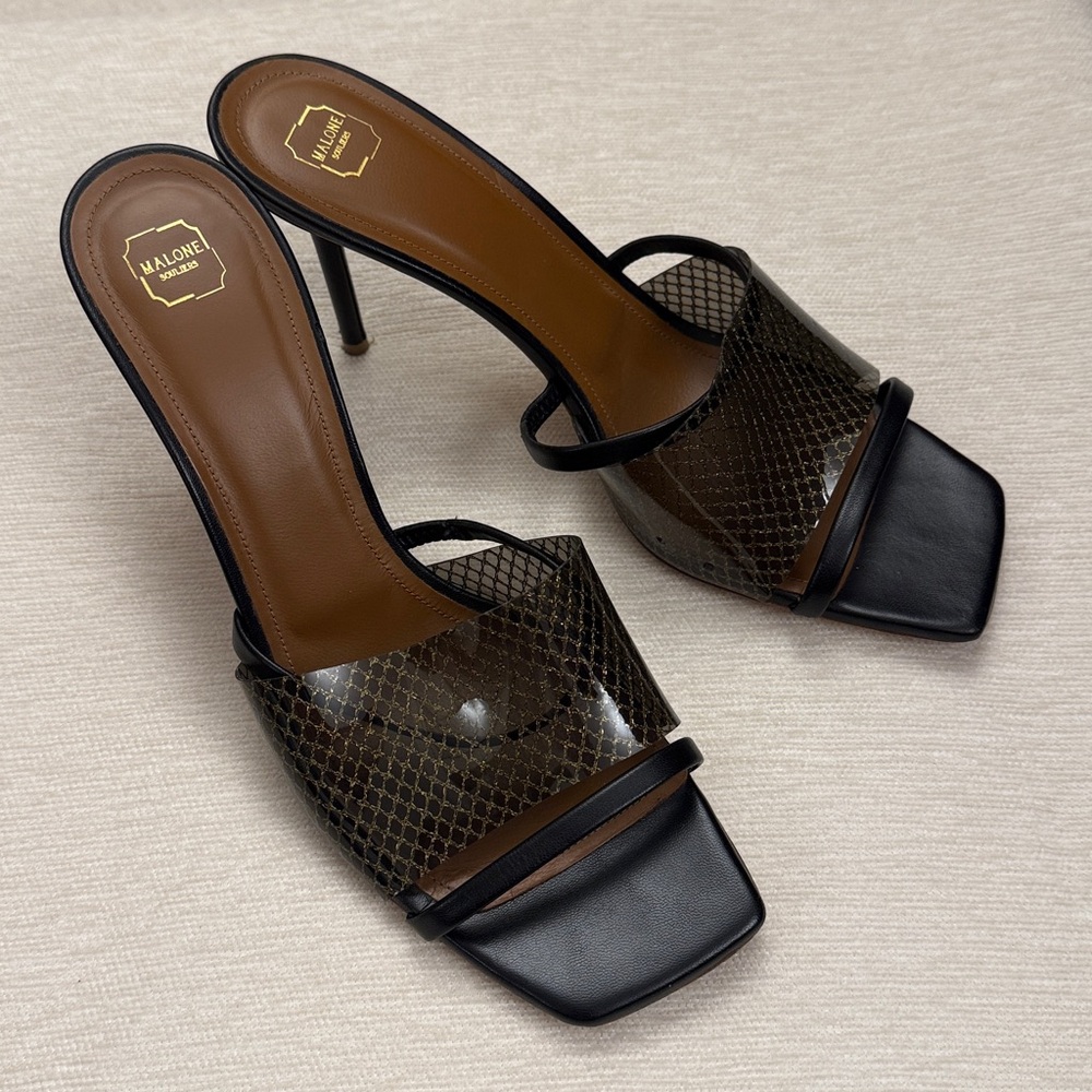 Malone Souliers Slide Mules heels size 41